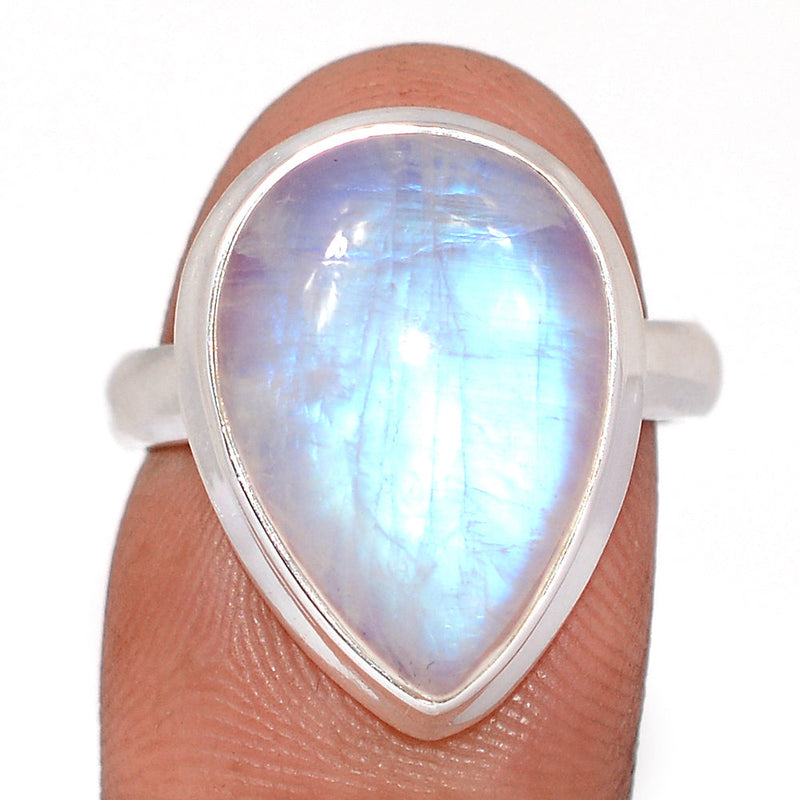 Blue Fire Moonstone Ring - BFMR5074