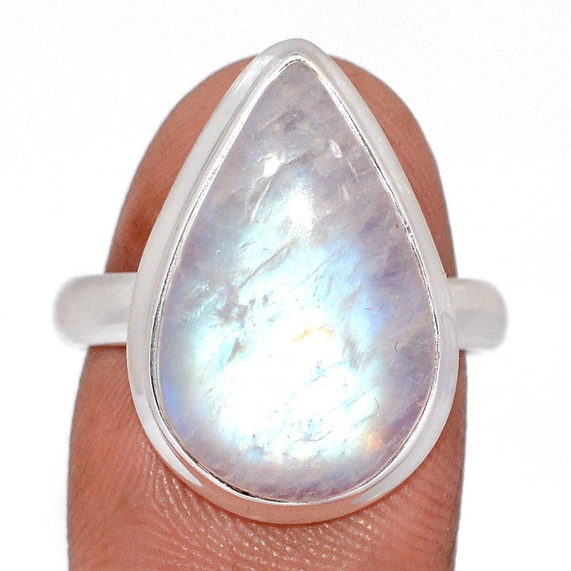 Blue Fire Moonstone Ring - BFMR5076