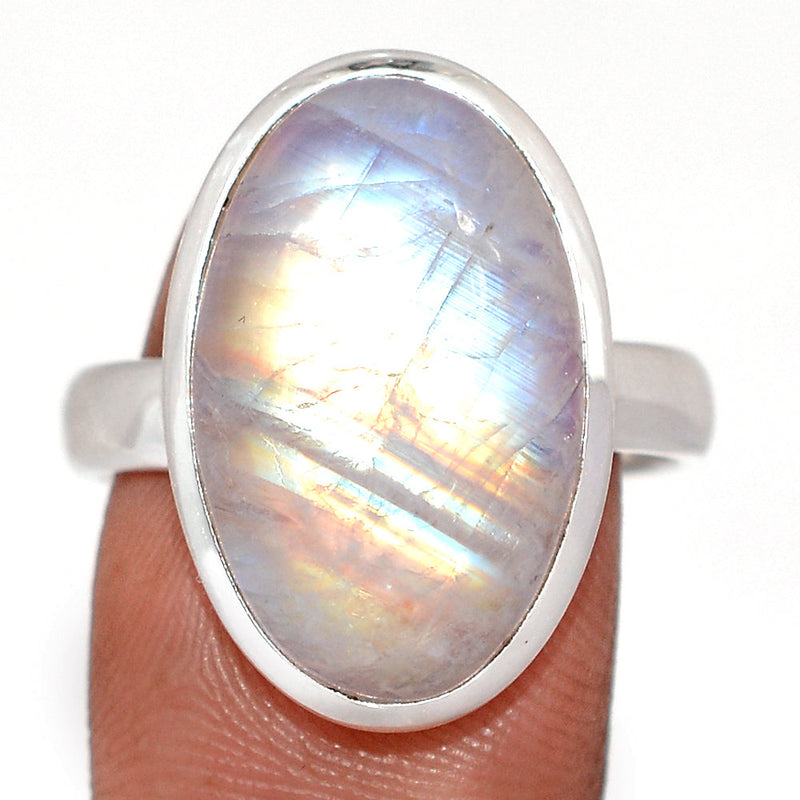 Blue Fire Moonstone Ring - BFMR5077