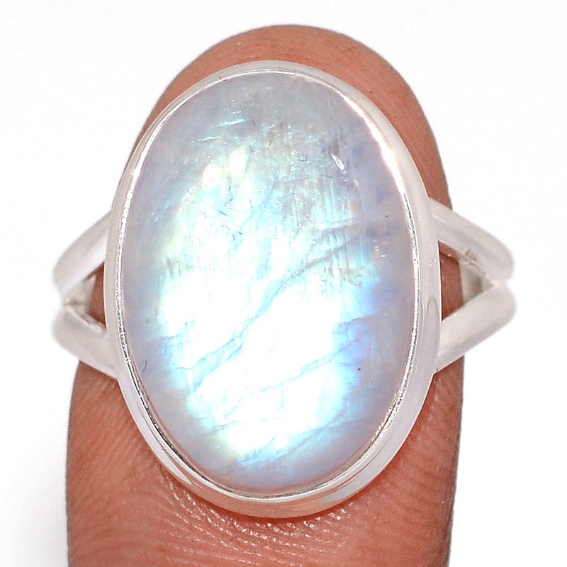 Blue Fire Moonstone Ring - BFMR5078