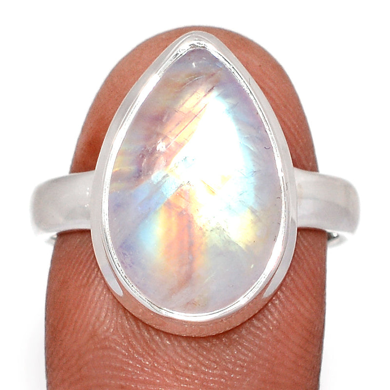 Blue Fire Moonstone Ring - BFMR5080