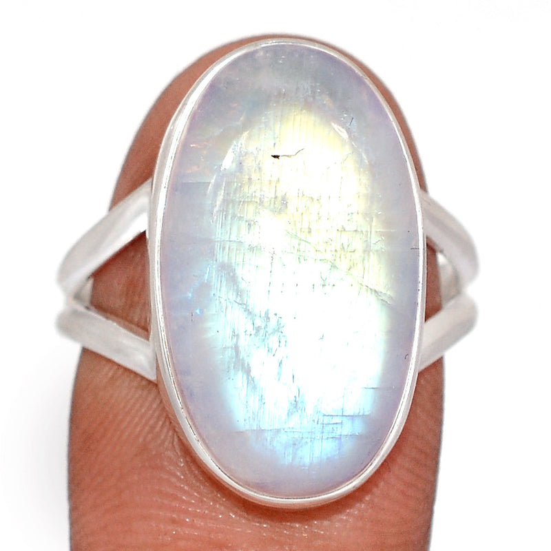 Blue Fire Moonstone Ring - BFMR5081