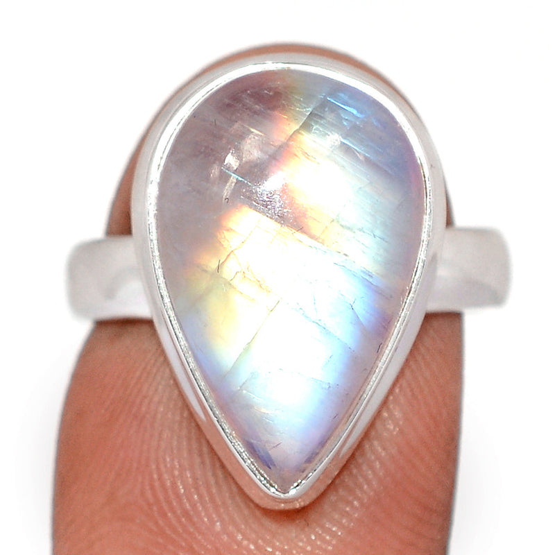 Blue Fire Moonstone Ring - BFMR5083