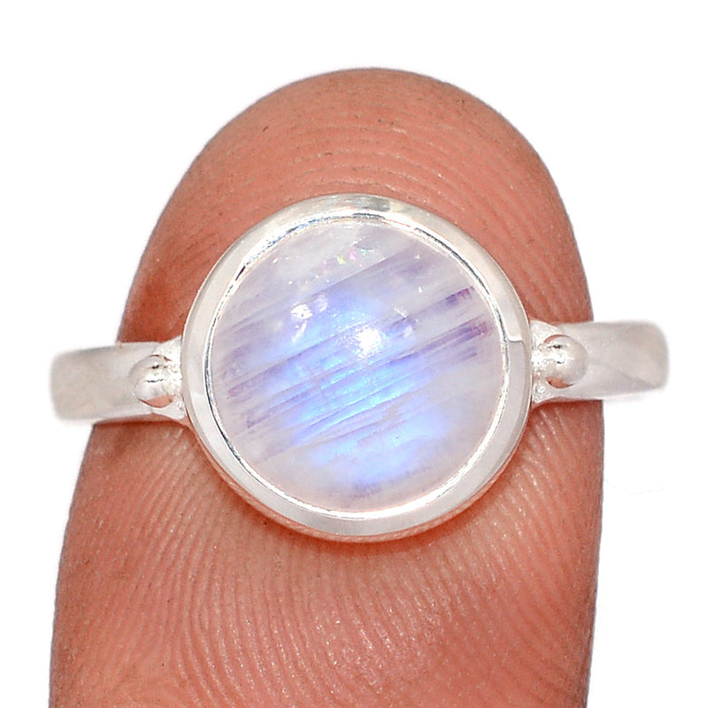 Blue Fire Moonstone Ring - BFMR5086