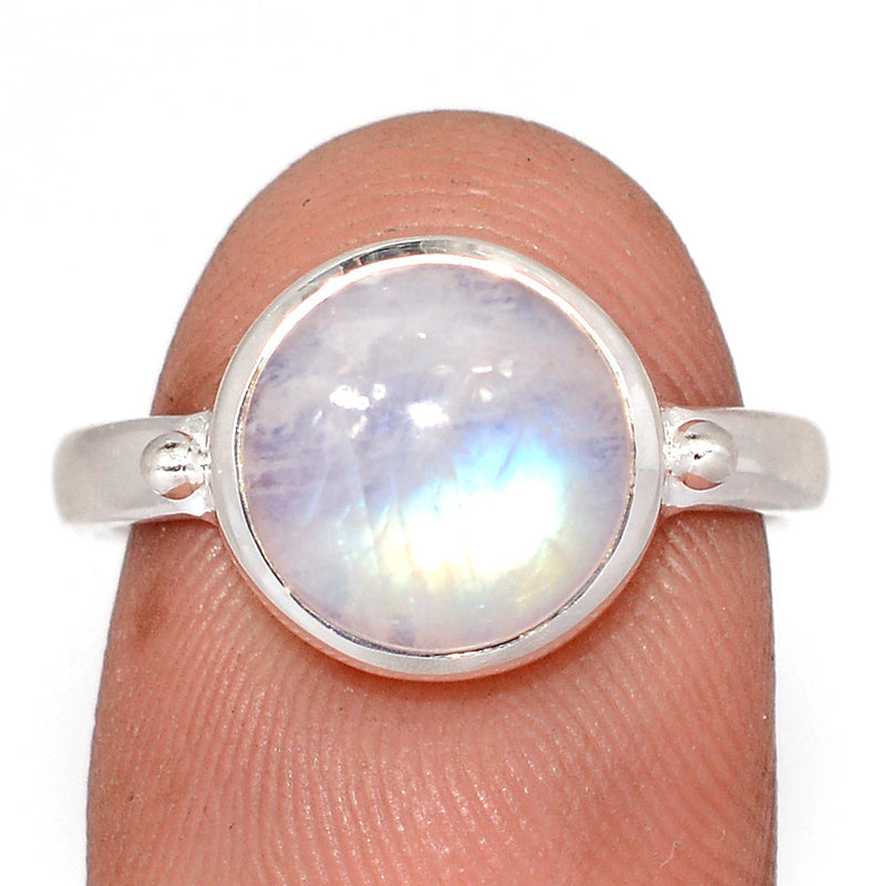 Blue Fire Moonstone Ring - BFMR5097