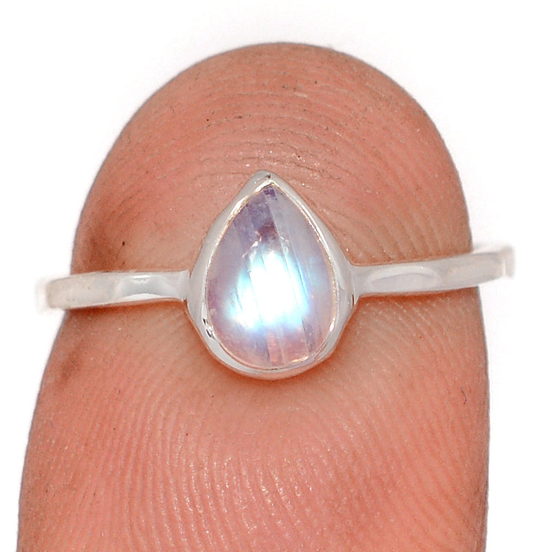 Blue Fire Moonstone Ring - BFMR5104