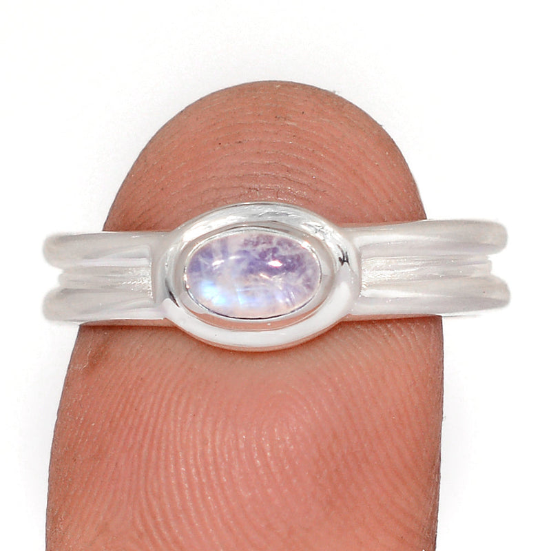 Blue Fire Moonstone Ring - BFMR5105
