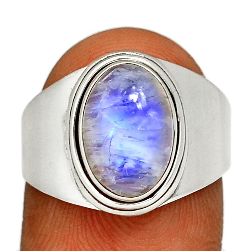 Blue Fire Moonstone Ring - BFMR892