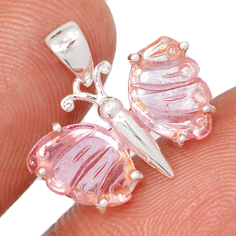 0.7" Claw - Butterfly Tourmaline Pendants - BFTP233