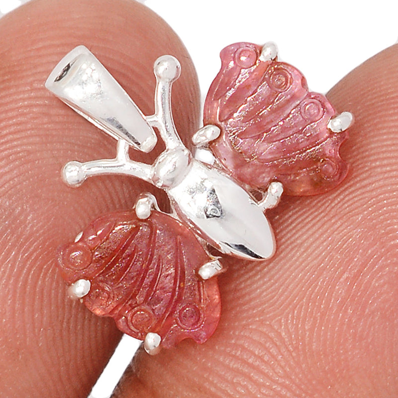 0.7" Claw - Butterfly Tourmaline Pendants - BFTP241