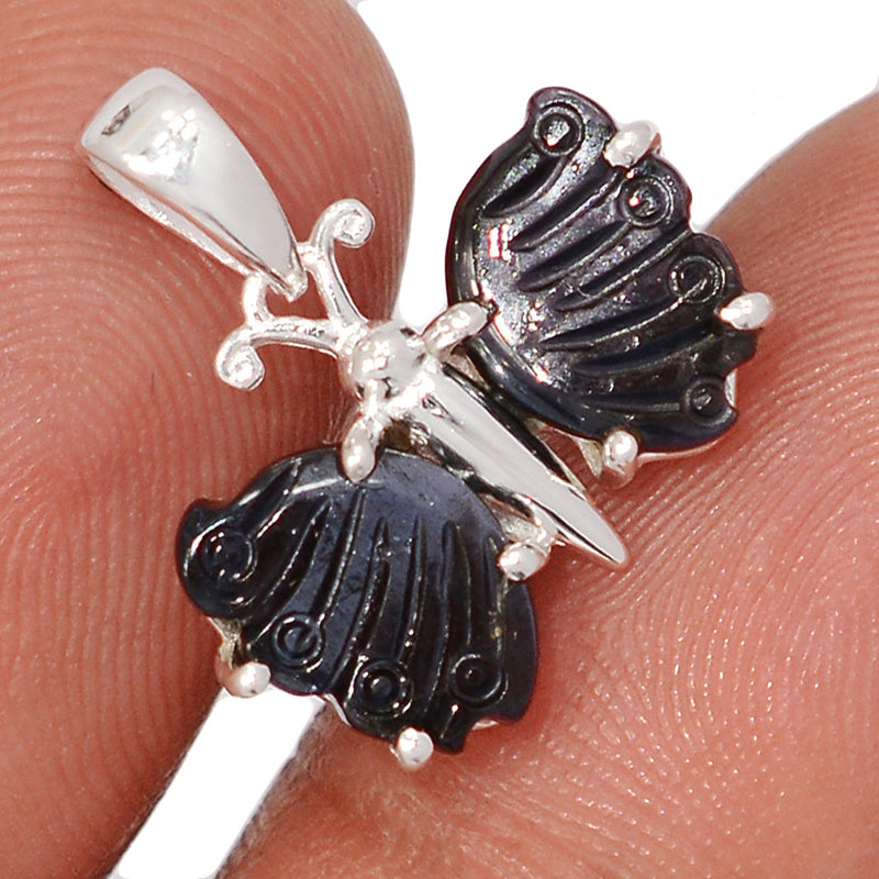 0.7" Claw - Butterfly Tourmaline Pendants - BFTP296