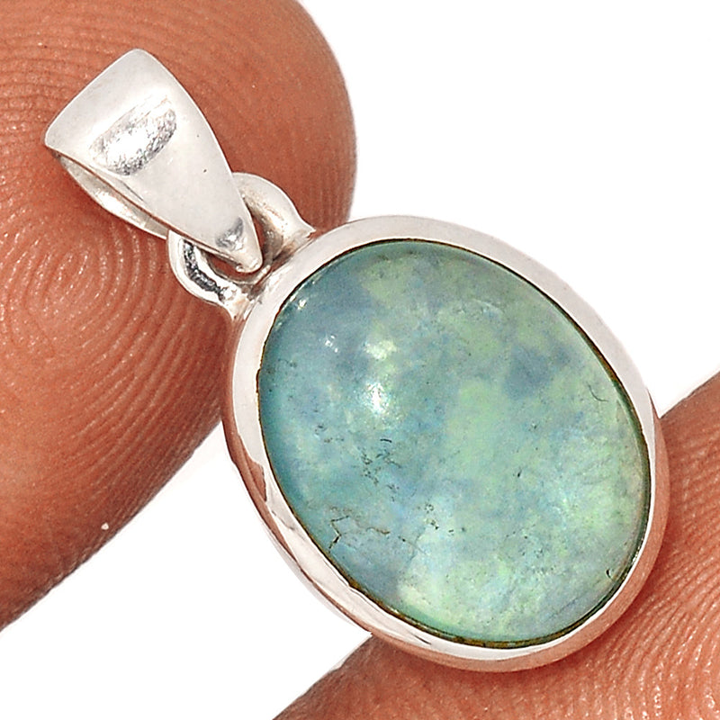 1" Blue Green Fluorite Pendants - BGFP13