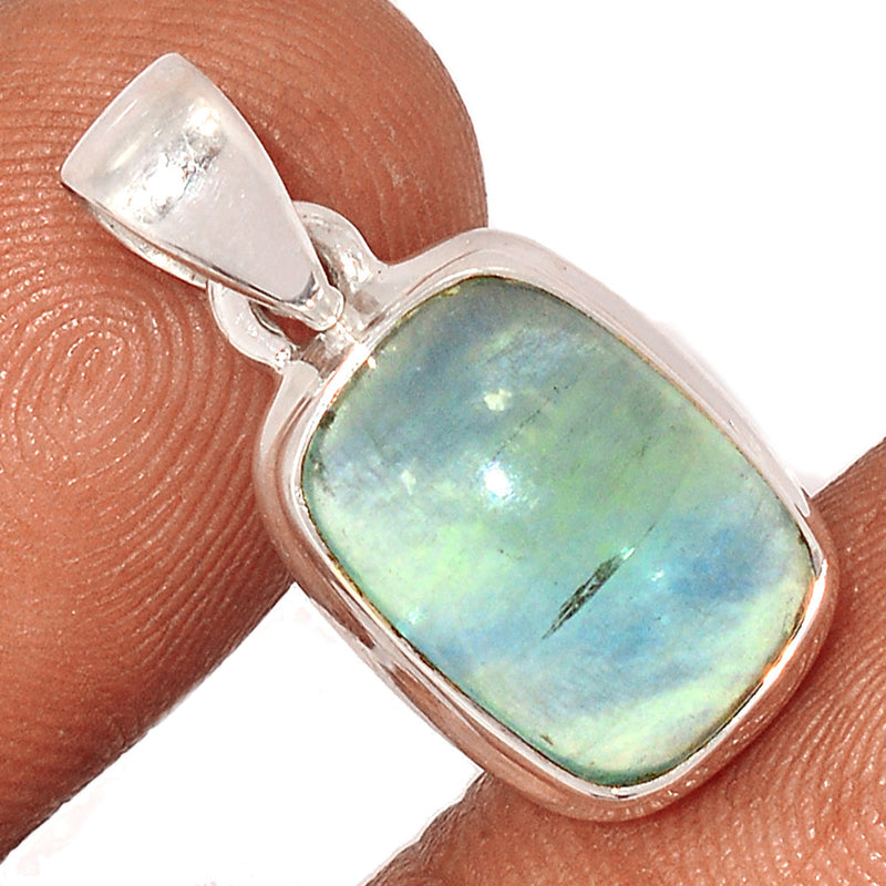 1" Blue Green Fluorite Pendants - BGFP29