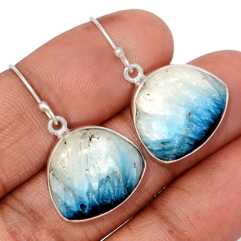 1.3" Blue Ice Glacierite Earrings - BIGE12