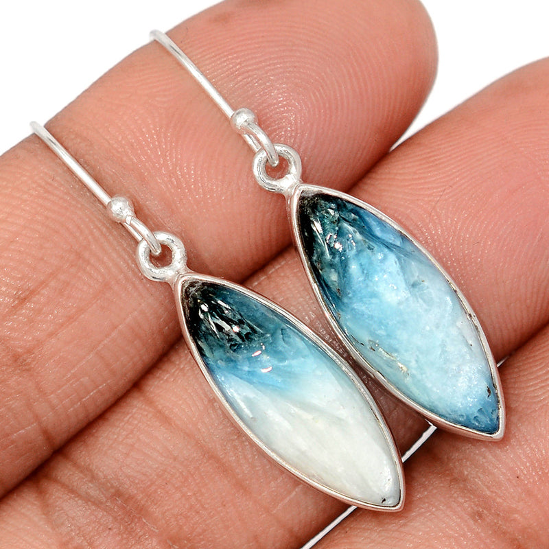 1.6" Blue Ice Glacierite Earrings - BIGE18