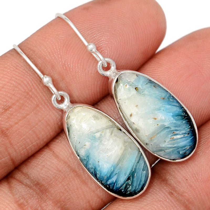 1.6" Blue Ice Glacierite Earrings - BIGE3