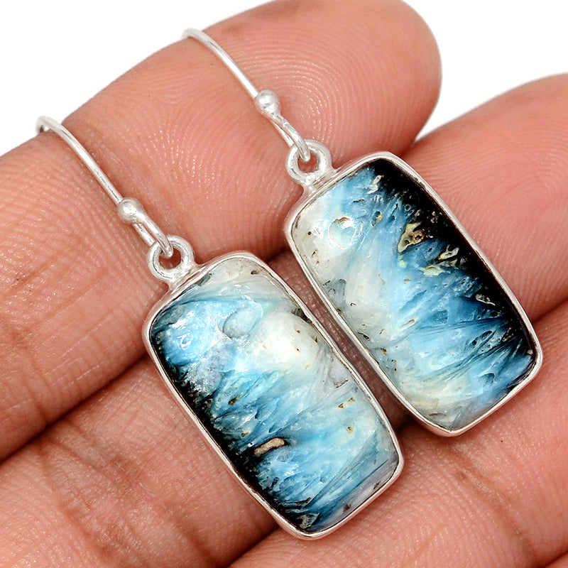 1.6" Blue Ice Glacierite Earrings - BIGE6