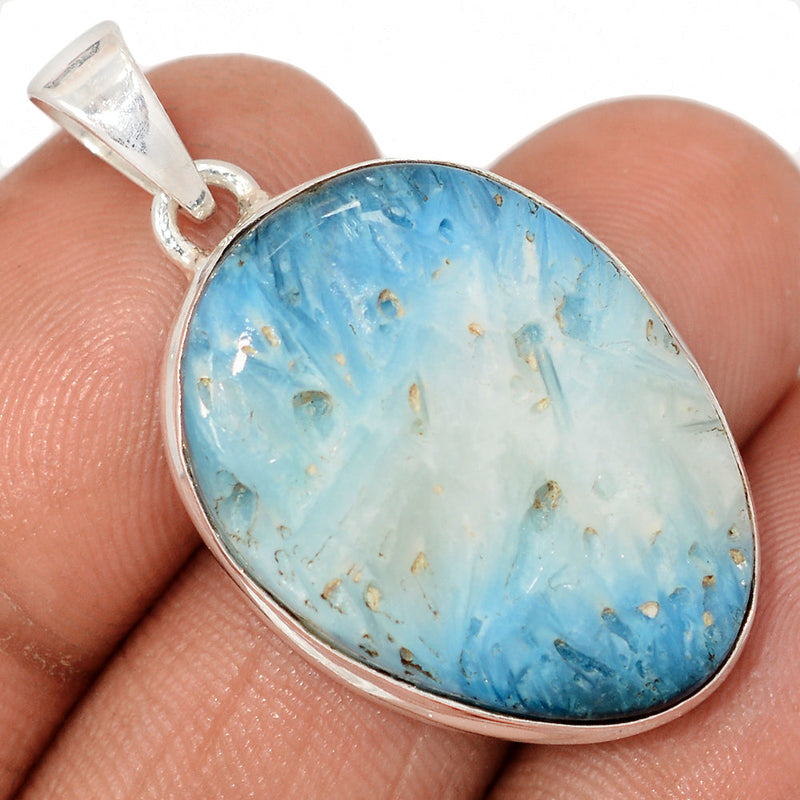 1.5" Blue Ice Glacierite Pendants - BIGP209