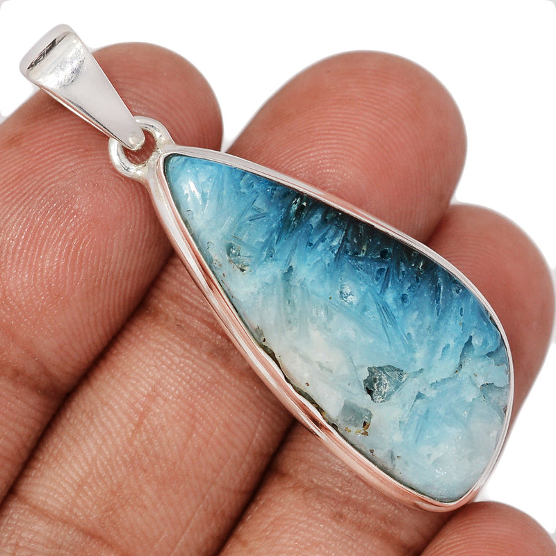 1.8" Blue Ice Glacierite Pendants - BIGP219