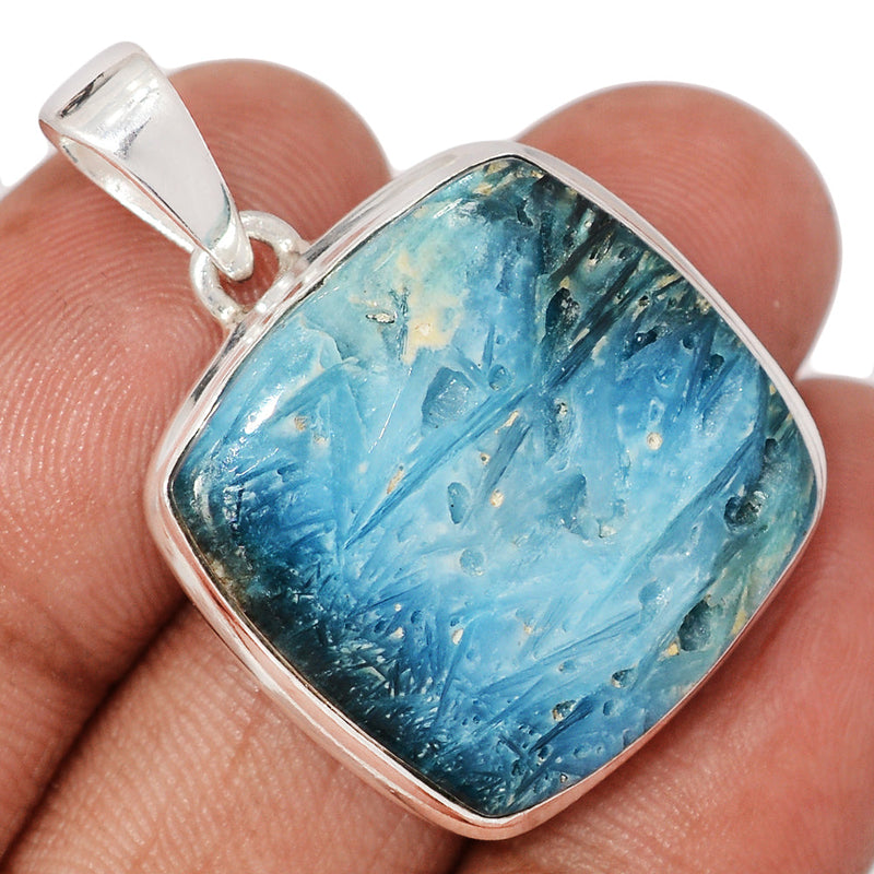 1.5" Blue Ice Glacierite Pendants - BIGP220