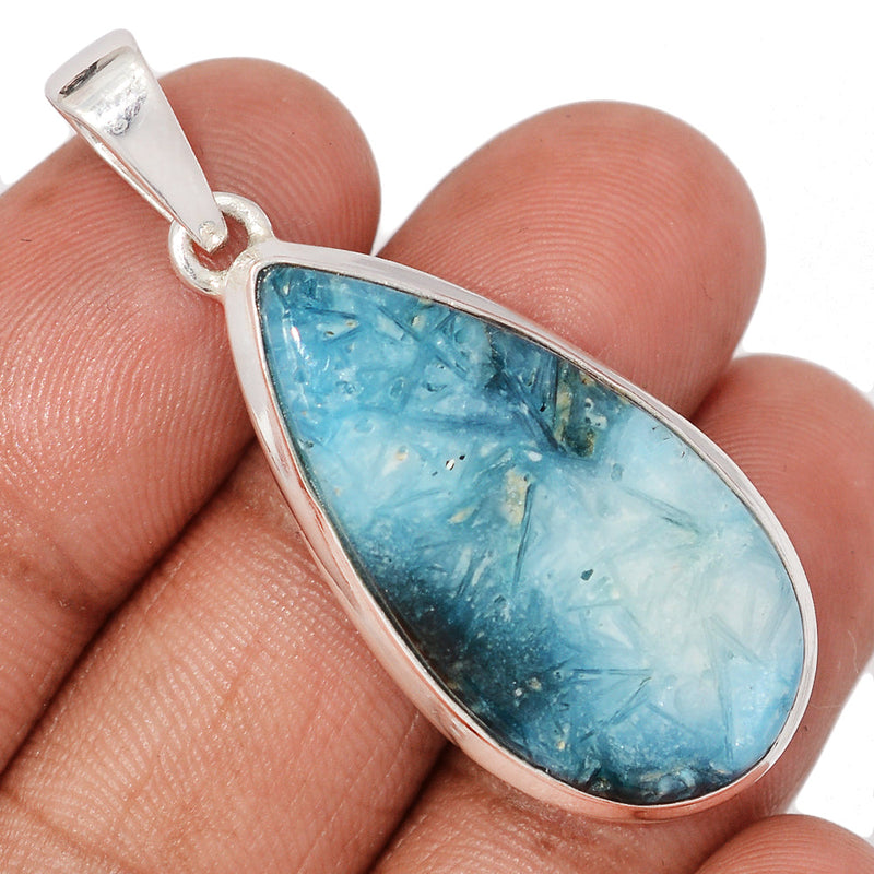 1.8" Blue Ice Glacierite Pendants - BIGP229