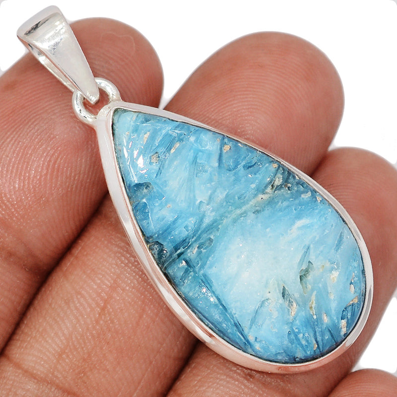 1.8" Blue Ice Glacierite Pendants - BIGP233