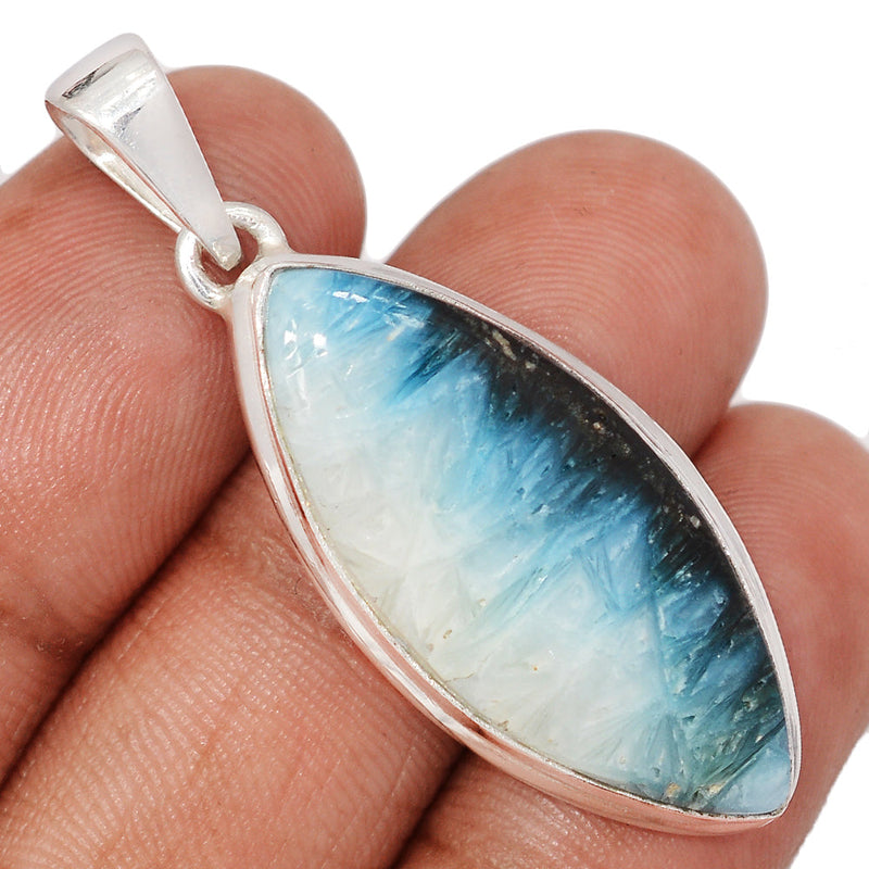 1.8" Blue Ice Glacierite Pendants - BIGP235