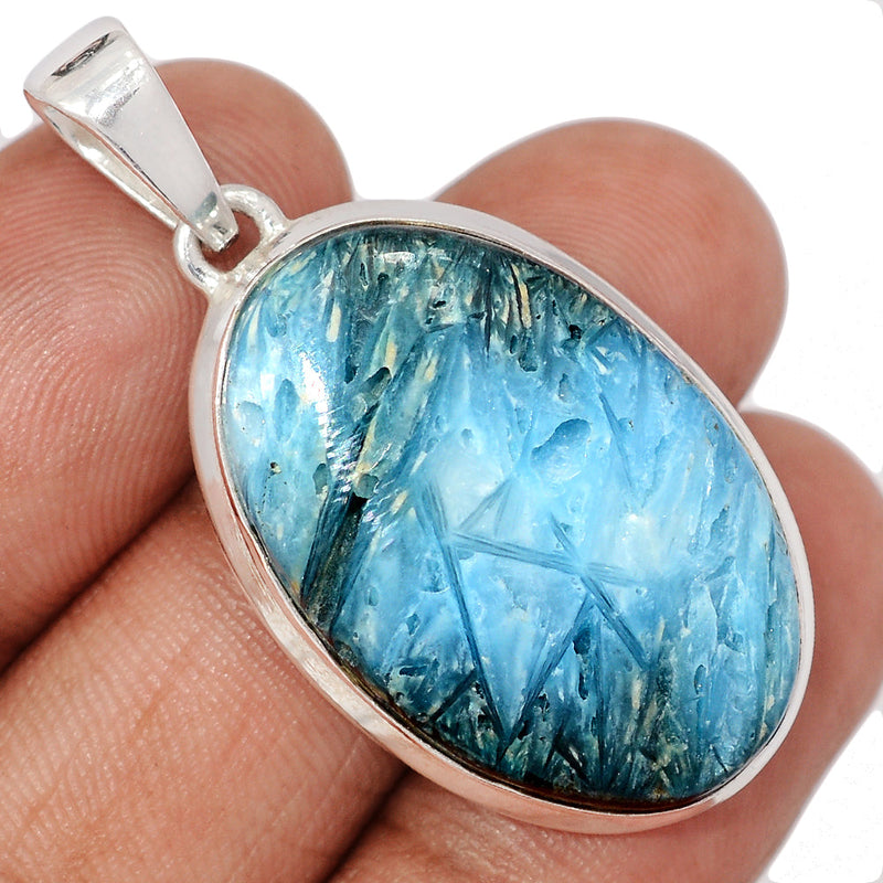1.7" Blue Ice Glacierite Pendants - BIGP239