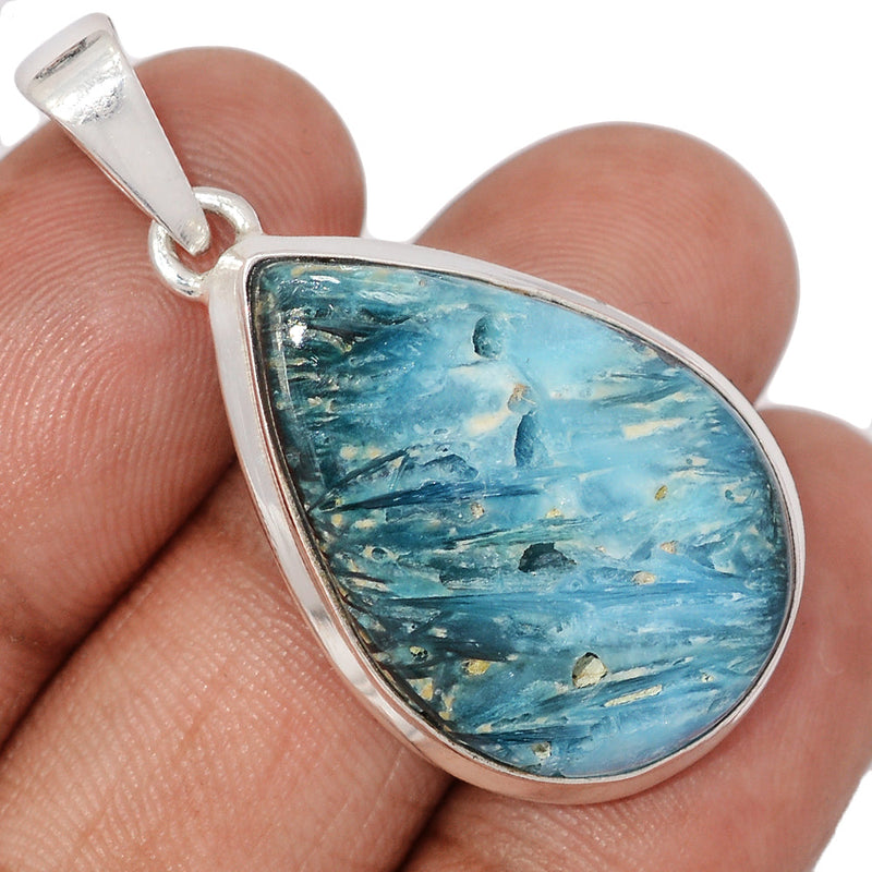1.6" Blue Ice Glacierite Pendants - BIGP240