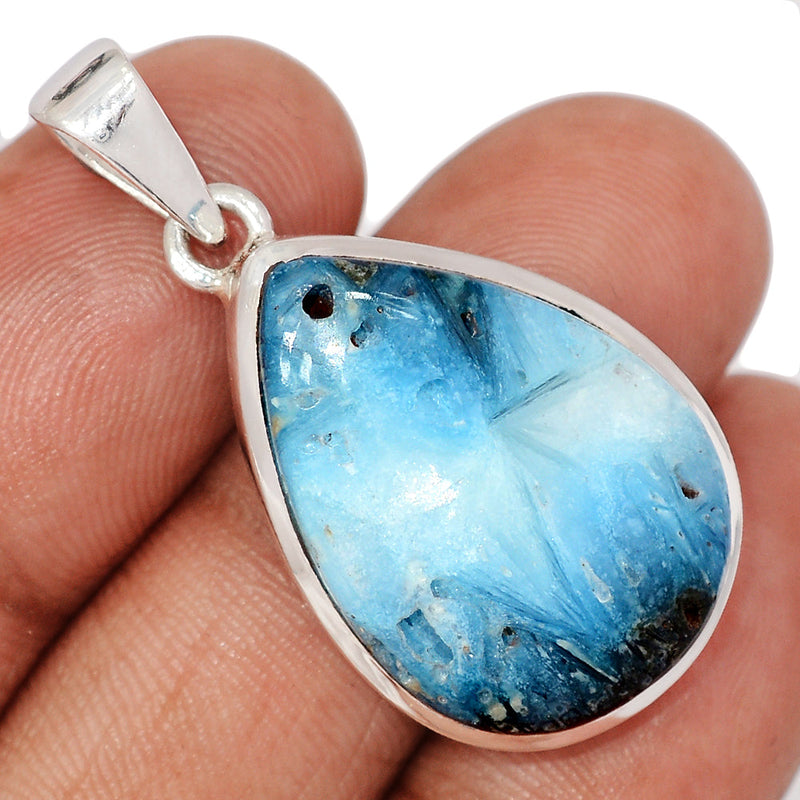 1.5" Blue Ice Glacierite Pendants - BIGP244
