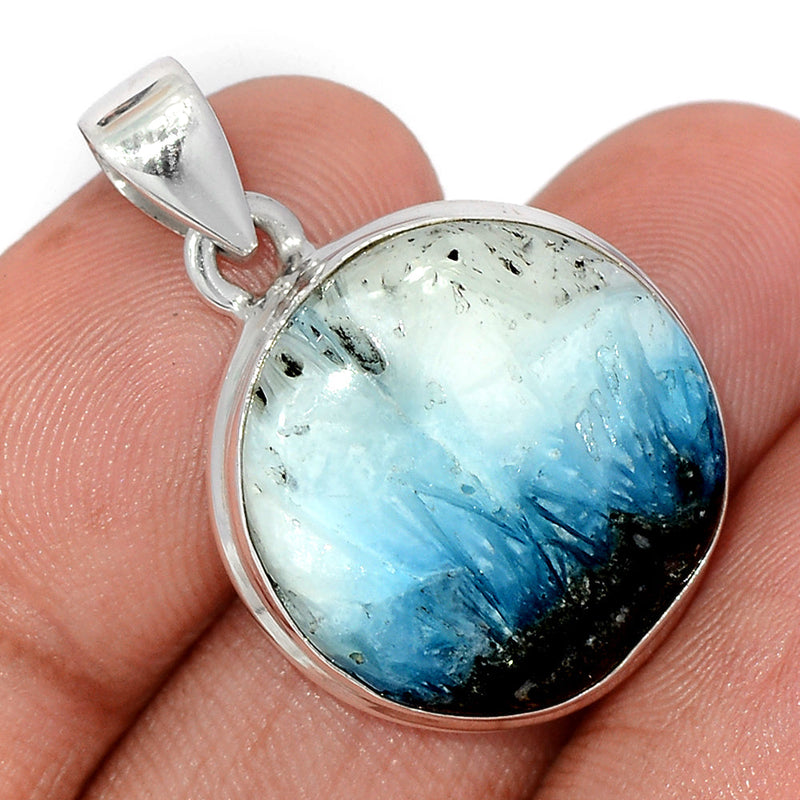 1.2" Blue Ice Glacierite Pendants - BIGP74