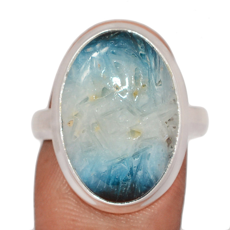 Blue Ice Glacierite Ring - BIGR32