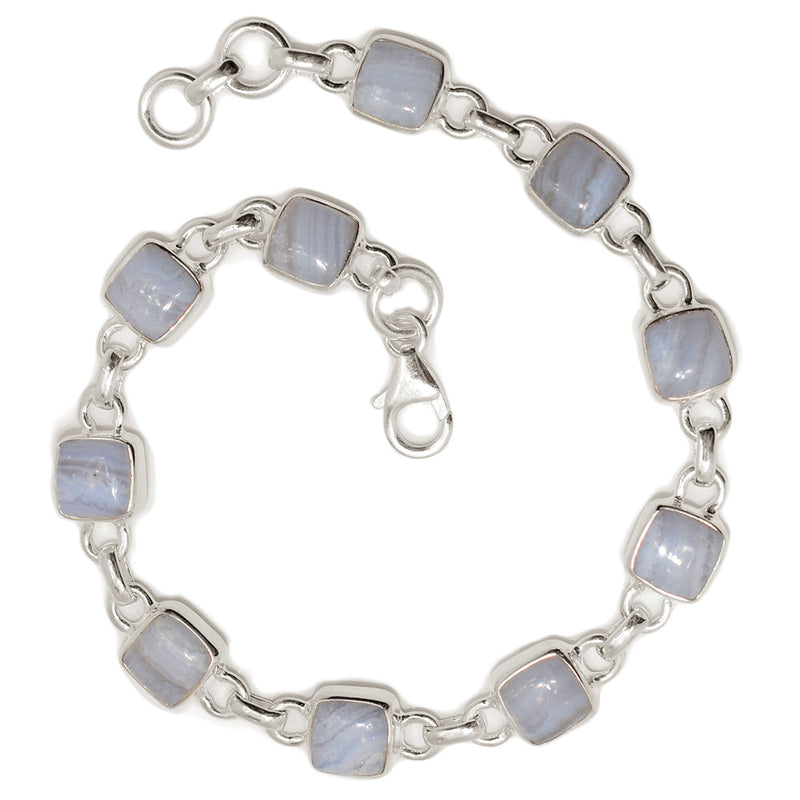 8.3" Blue Lace Agate Bracelets - BLAB115