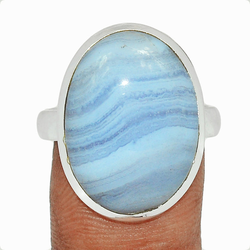 Blue Lace Agate Ring - BLAR1691