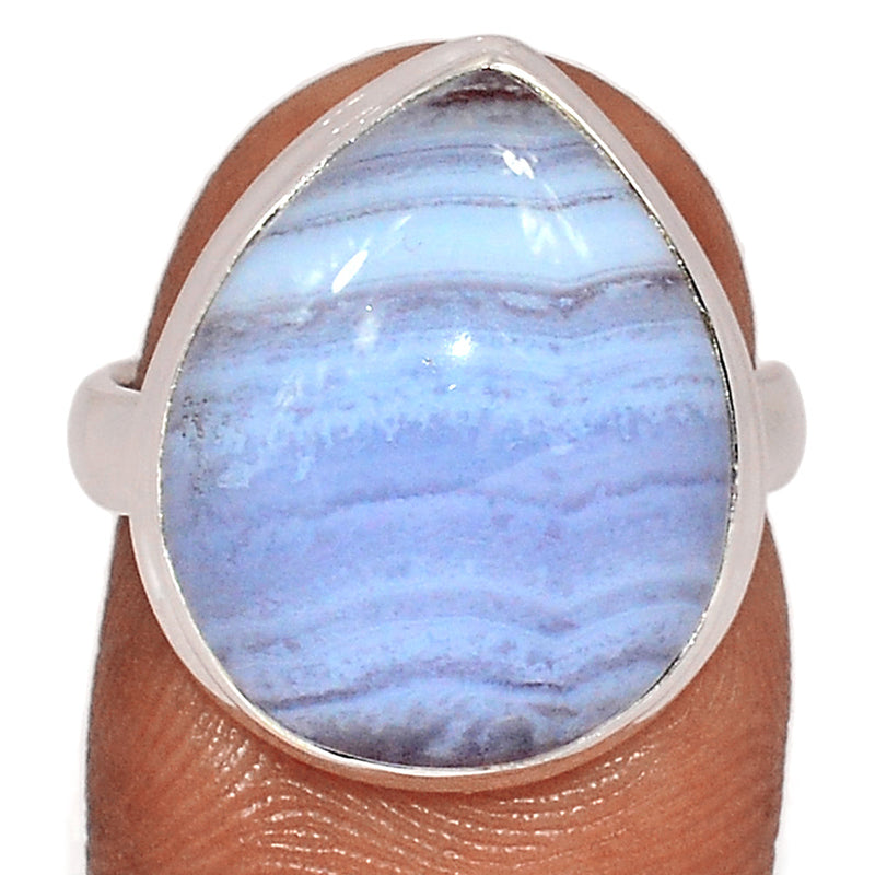 Blue Lace Agate Ring - BLAR1764