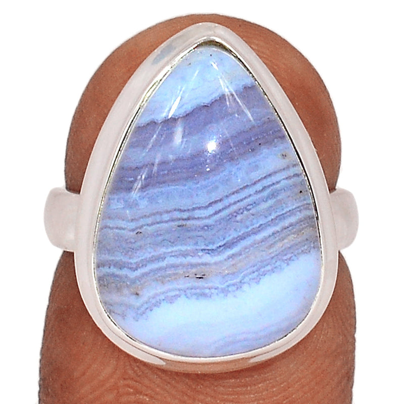 Blue Lace Agate Ring - BLAR1784