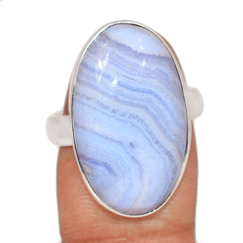 Blue Lace Agate Ring - BLAR1866