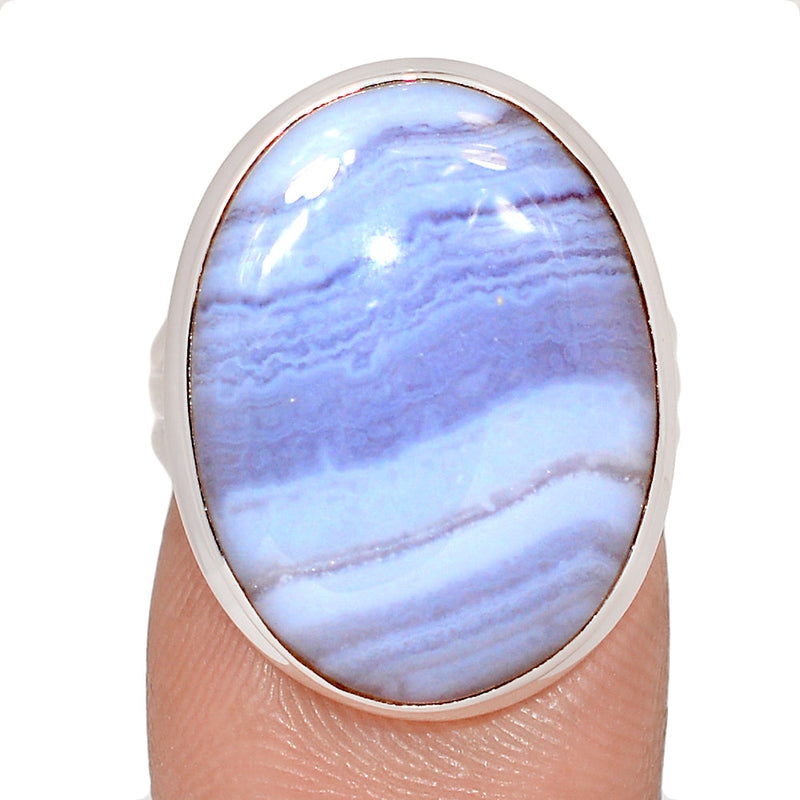Blue Lace Agate Ring - BLAR1869