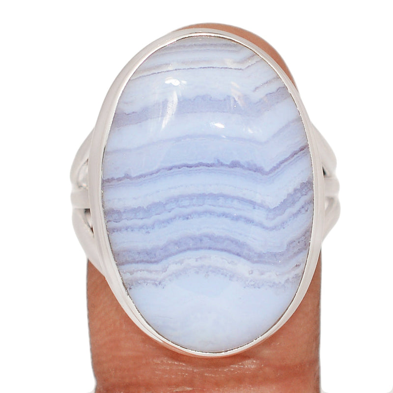Blue Lace Agate Ring - BLAR1875