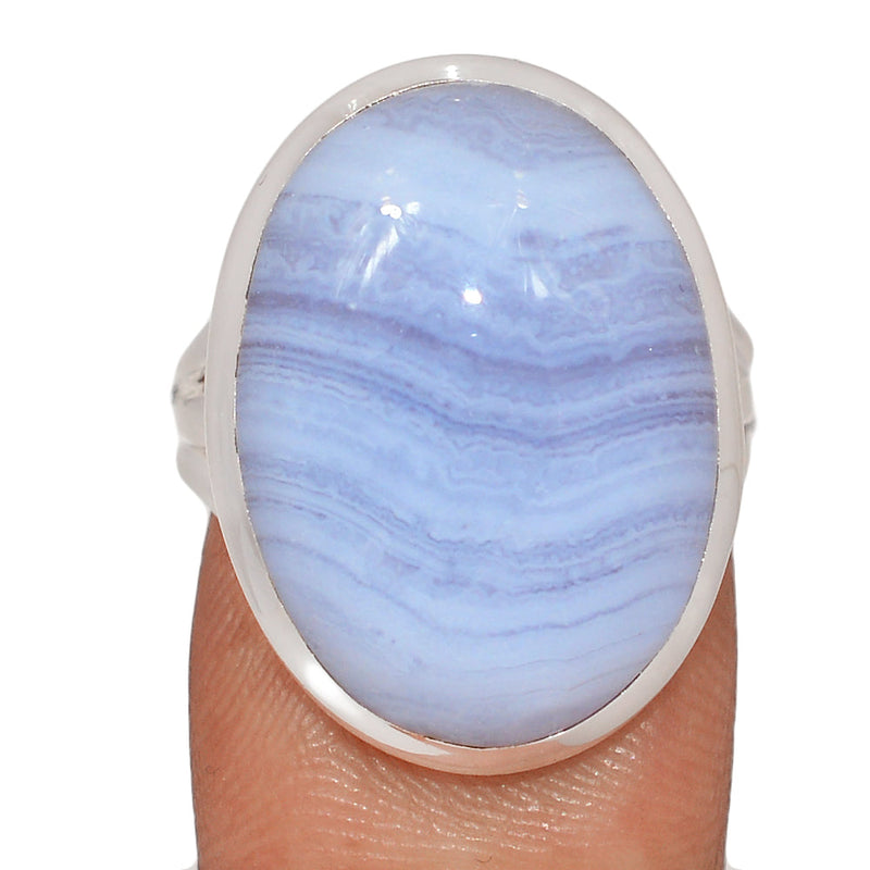 Blue Lace Agate Ring - BLAR1876