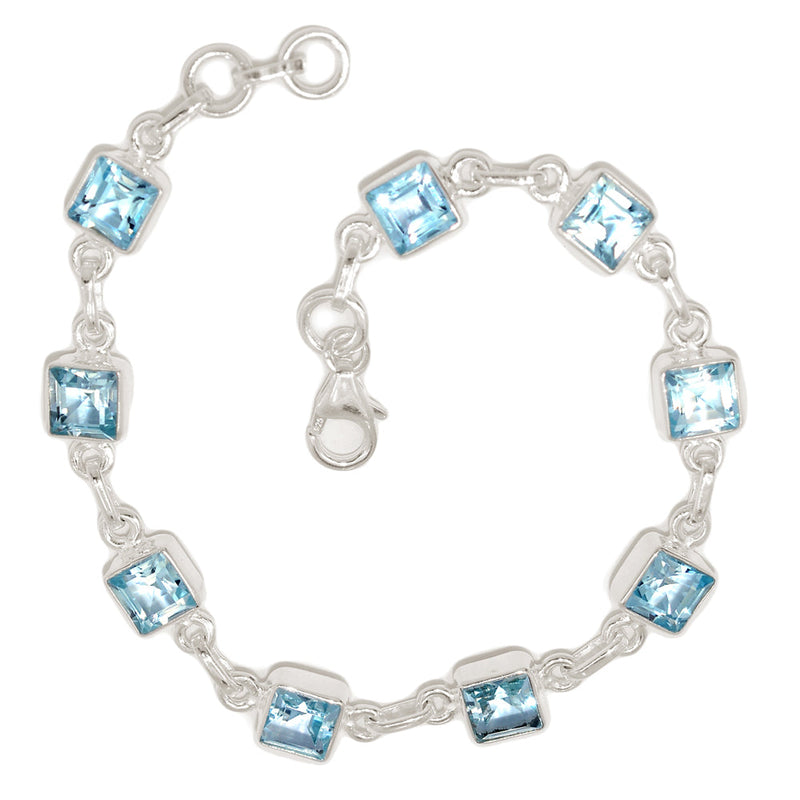 7.8" Blue Topaz Bracelets - BLTB259