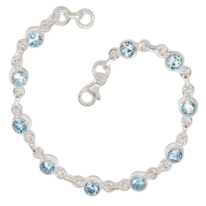 8" Blue Topaz Bracelets - BLTB260