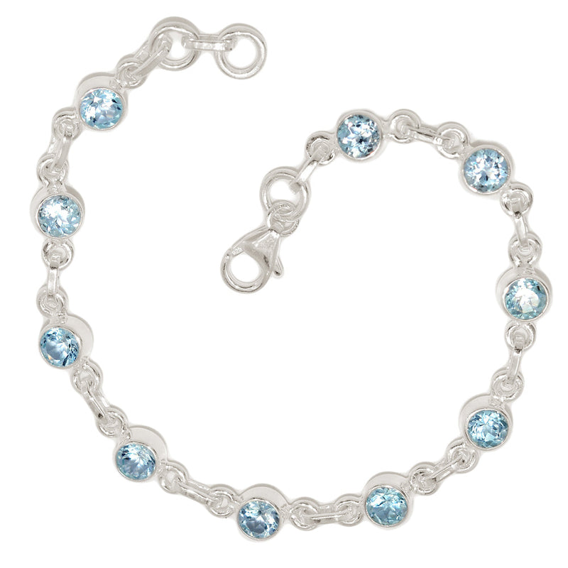 8" Blue Topaz Bracelets - BLTB261