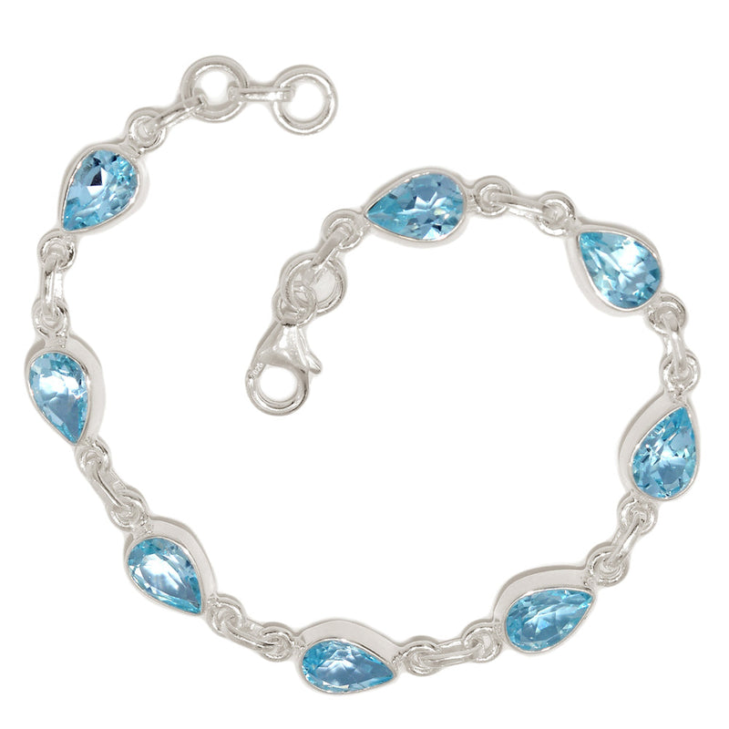 8" Blue Topaz Bracelets - BLTB262