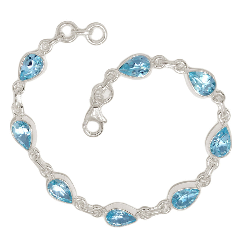 7.8" Blue Topaz Bracelets - BLTB263