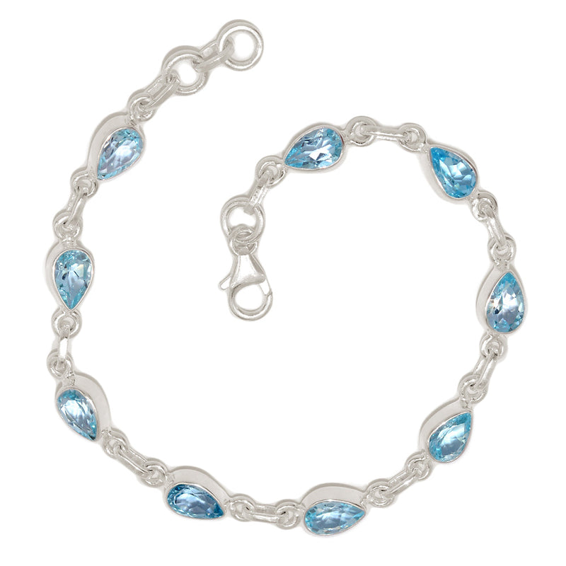 8.1" Blue Topaz Bracelets - BLTB265