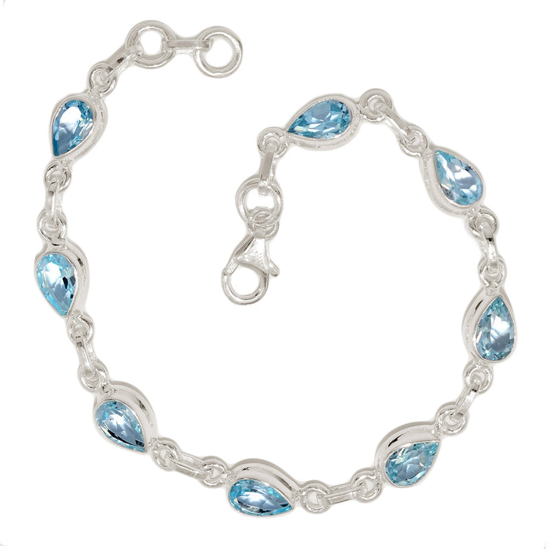7.8" Blue Topaz Bracelets - BLTB266