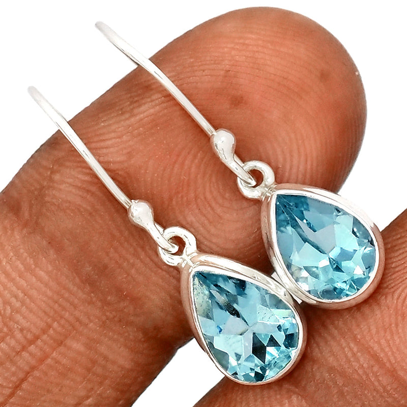 1.2" Blue Topaz Earrings - BLTE1510
