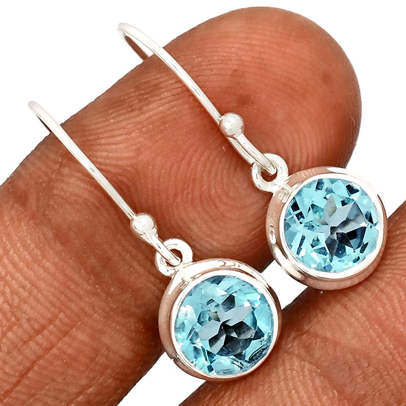 1.1" Blue Topaz Earrings - BLTE1511
