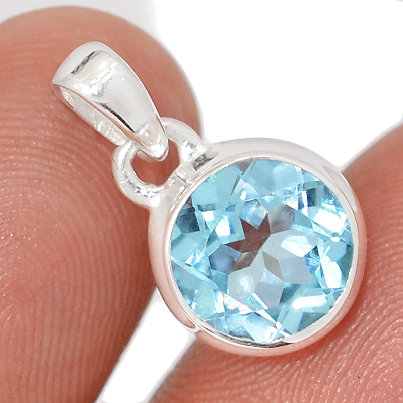 0.7" Blue Topaz Pendants - BLTP1602